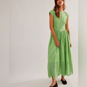 Free People Laine Midi Dress NWT